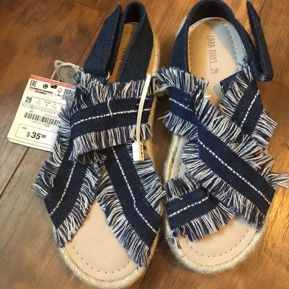 BRAND NEW Girls Zara sandals